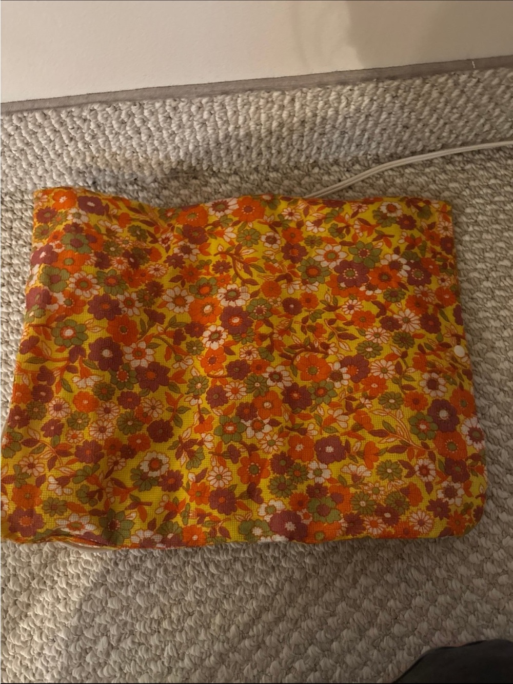 Vintage Floral and Retro heating pad